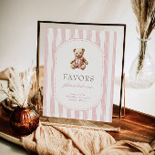 We kunnen nauwelijks wachten Baby shower gunsten t Poster