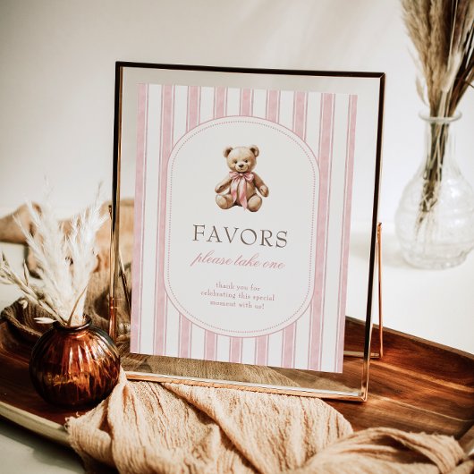 We kunnen nauwelijks wachten Baby shower gunsten t Poster