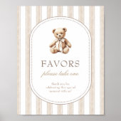 We kunnen nauwelijks wachten Baby shower gunsten t Poster (Voorkant)