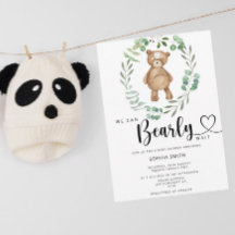 We kunnen nauwelijks wachten baby shower