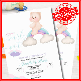 We kunnen nauwelijks wachten Baby Shower Kaart