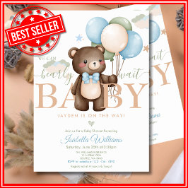 We kunnen nauwelijks wachten Baby Shower Kaart