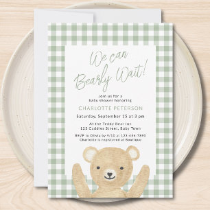 We kunnen nauwelijks wachten Baby Shower Kaart