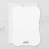 We kunnen nauwelijks wachten | BABY SHOWER Kaart (Achterkant)