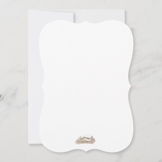 We kunnen nauwelijks wachten | BABY SHOWER Kaart (Achterkant)