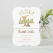 We kunnen nauwelijks wachten | BABY SHOWER Kaart (Staand voorkant)