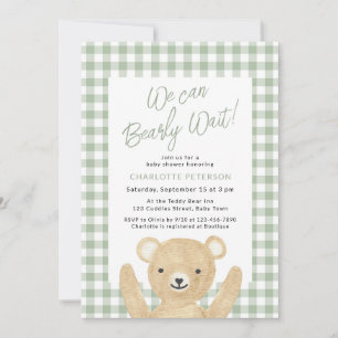 We kunnen nauwelijks wachten Baby Shower Kaart