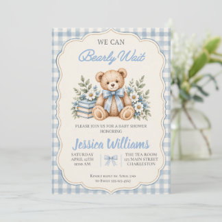 We kunnen nauwelijks wachten Baby Shower Kaart