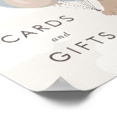 We kunnen nauwelijks wachten | Baby shower Kaarten Poster (Hoek)