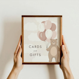 We kunnen nauwelijks wachten | Baby shower Kaarten Poster