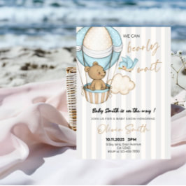 We kunnen nauwelijks wachten Baby shower - Schatti Kaart