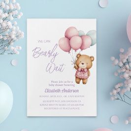 We kunnen nauwelijks wachten Baby shower - schatti Kaart