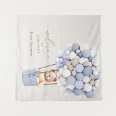 We kunnen nauwelijks wachten! Baby Shower Tapijt Wandkleed (Voorkant (horizontaal))