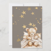 We kunnen nauwelijks wachten baby shower uitnodigi kaart (Achterkant)
