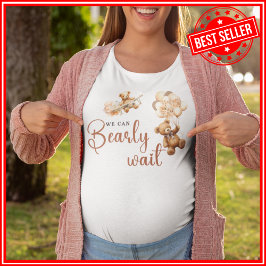 We kunnen nauwelijks wachten - Babyfeestje voor kl Tri-Blend Shirt