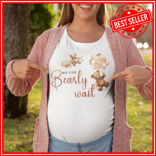 We kunnen nauwelijks wachten - Babyfeestje voor kl Tri-Blend Shirt