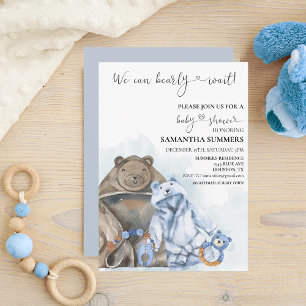 We kunnen nauwelijks wachten Blauwe Jongens Kleren Kaart