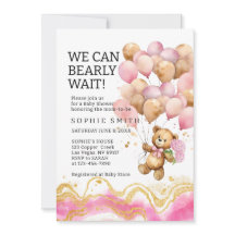 We kunnen nauwelijks wachten blush roze en goud Ab