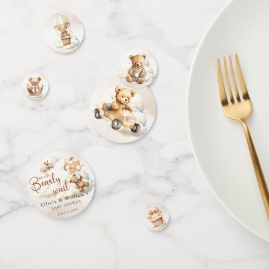 We kunnen nauwelijks wachten Boho Baby shower tafe Confetti (Groep)