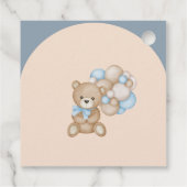 We kunnen nauwelijks wachten Boy Baby shower gunst Bedankjes Labels (Achterkant)