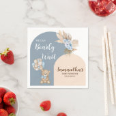 We kunnen nauwelijks wachten Boy Baby shower Papie Servet (Insitu)