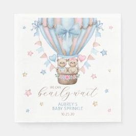 We kunnen nauwelijks wachten Boy Girl Twin Baby Sp Servet