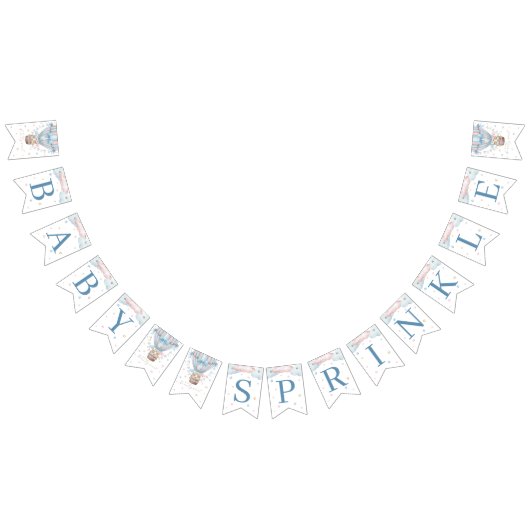 We kunnen nauwelijks wachten Boy Girl Twins Baby S Vlaggetjes (Alle)