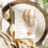 We kunnen nauwelijks wachten dan Baby shower Menu