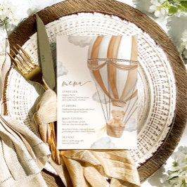 We kunnen nauwelijks wachten dan Baby shower Menu