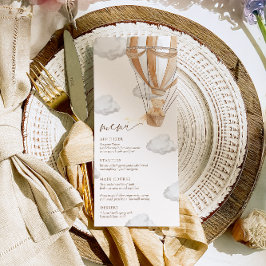 We kunnen nauwelijks wachten dan Baby shower Menu