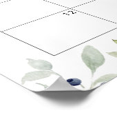 We kunnen nauwelijks wachten datum kalender poster (Hoek)