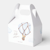 We kunnen nauwelijks wachten! Hete Luchtballon Bab Bedankdoosjes (Achterkant)