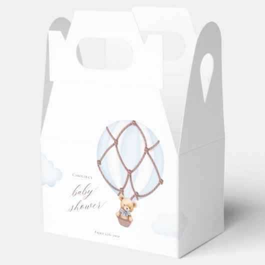 We kunnen nauwelijks wachten! Hete Luchtballon Bab Bedankdoosjes (Geopend)