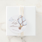 We kunnen nauwelijks wachten! Hete Luchtballon Bab Bedankjes Labels (In situ)