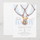 We kunnen nauwelijks wachten! Hete Luchtballon Bab Kaart (Voorkant / Achterkant)