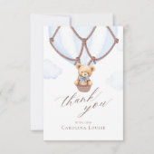 We kunnen nauwelijks wachten! Hete luchtballon dan Bedankkaart (Voorkant)