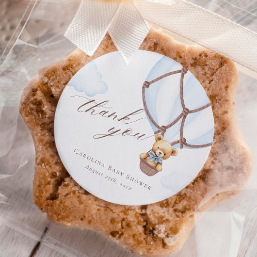 We kunnen nauwelijks wachten! Hete luchtballon dan Ronde Sticker