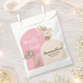 We kunnen nauwelijks wachten meisje Baby shower gu Bedankzakje