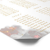 We kunnen nauwelijks wachten Meisje Baby Shower zi Poster (Hoek)