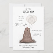 We kunnen nauwelijks wachten - moderne stijl minim kaart (Voorkant)