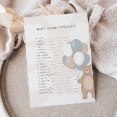 We kunnen nauwelijks wachten | Neutraal Baby Word  Informatiekaartje