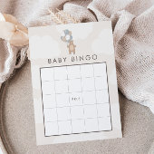 We kunnen nauwelijks wachten | Neutral Blue Baby B Informatiekaartje