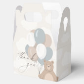 We kunnen nauwelijks wachten | Neutrale blauwe jon Bedankdoosjes (Geopend)