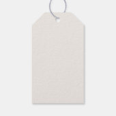 We kunnen nauwelijks wachten | Neutrale Blue Boy's Cadeaulabel (Achterkant)