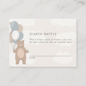 We kunnen nauwelijks wachten | Neutrale luier Raff Informatiekaartje (Voorkant)