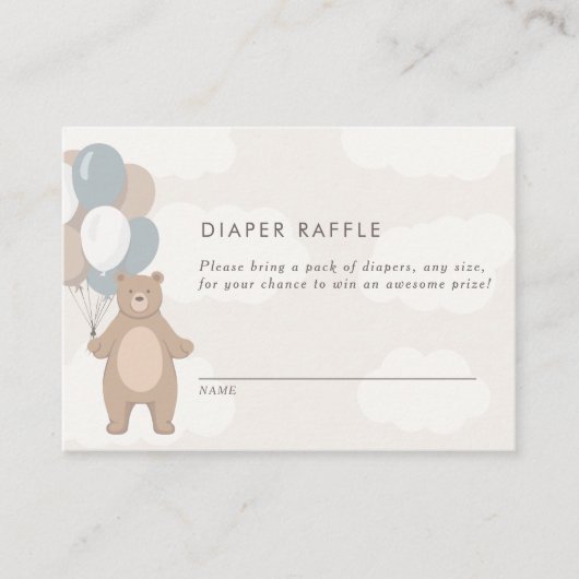 We kunnen nauwelijks wachten | Neutrale luier Raff Informatiekaartje (Voorkant)