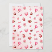 We kunnen nauwelijks wachten op Baby shower bloeme Kaart (Achterkant)