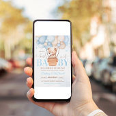 We kunnen nauwelijks wachten op Beer Theme Baby sh Kaart