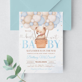 We kunnen nauwelijks wachten op Beer Theme Baby sh Kaart