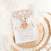 We kunnen nauwelijks wachten op Beer Theme Baby sh Kaart